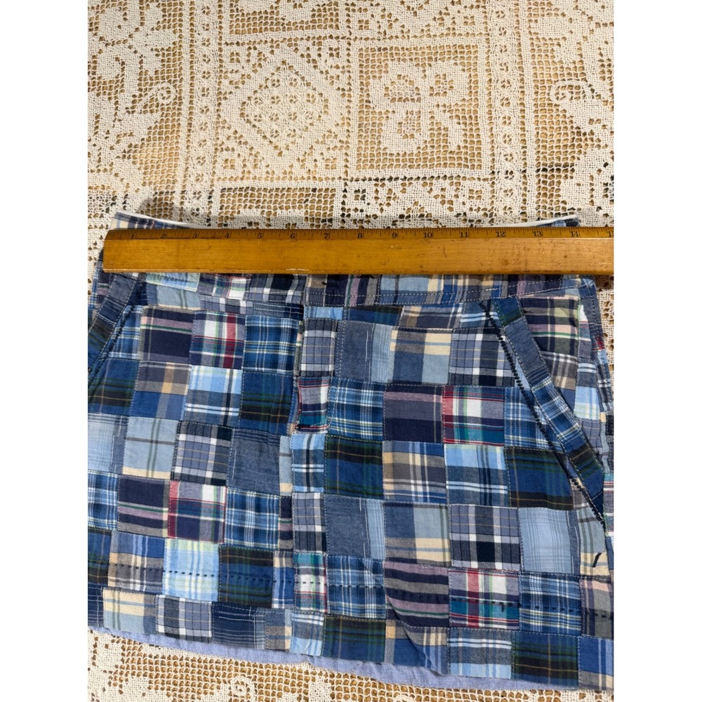 American Eagle Vintage Blue Y2K
Patchwork Plaid Mini Low Rise Skirt Size 2 - Picture 5 of 11